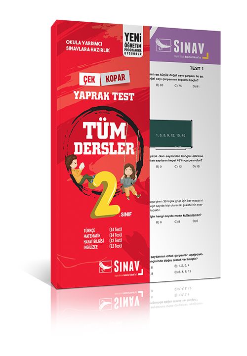 Sınav Yayınları 2. Sınıf Tüm Dersler Yaprak Test