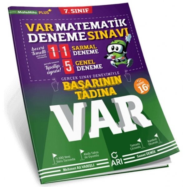 Arı Yayıncılık 7. Sınıf Matematik Var Deneme Sınavı