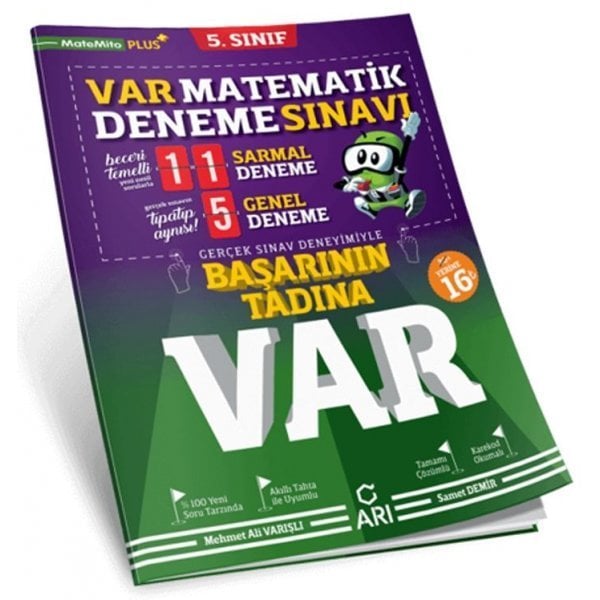 Arı Yayıncılık 5. Sınıf Matematik Var Deneme Sınavı