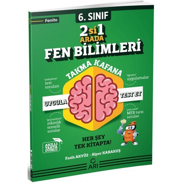 Arı Yayıncılık 6. Sınıf Fen Bilimleri 2 si 1 Arada Fenito