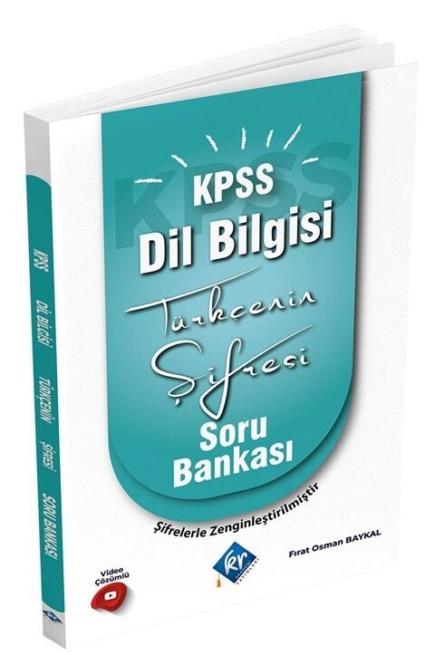 KR Akademi 2022 Türkçenin Şifresi Dil Bilgisi Soru Bankası