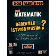 Mutlak Değer Yayınları DGS ALES KPSS Temel Matematik Öğrenmek İstiyor Musun 1. Kitap