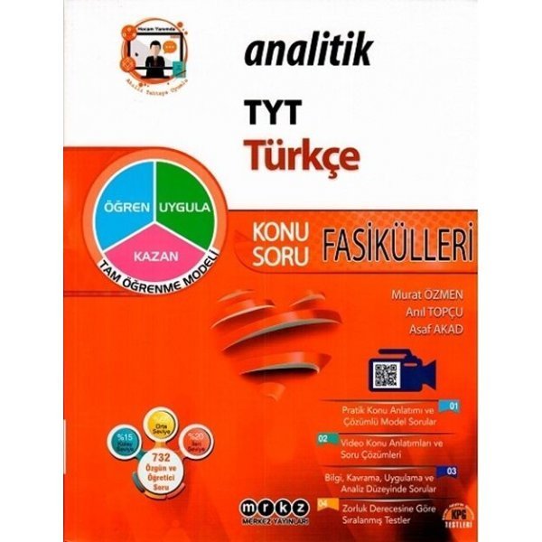 Merkez Yayınları TYT Türkçe Analitik Konu Anlatımlı Soru Bankası Fasikülleri