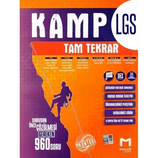 Mozaik Yayınları 8. Sınıf LGS Kamp Tam Tekrar