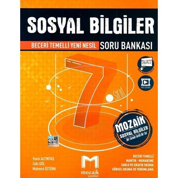 Mozaik Yayınları 7. Sınıf Sosyal Bilgiler Soru Bankası