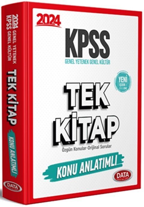 Data Yayınları KPSS GYGK Tek Kitap Konu Anlatımlı