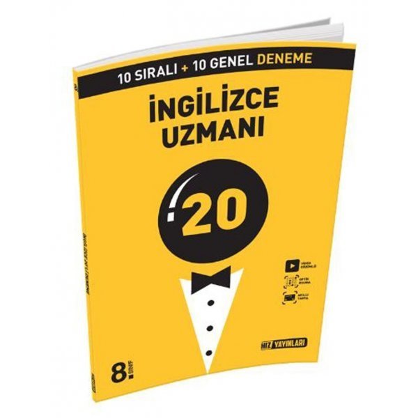 Hız Yayınları 8. Sınıf LGS İngilizce Uzmanı 20 Deneme