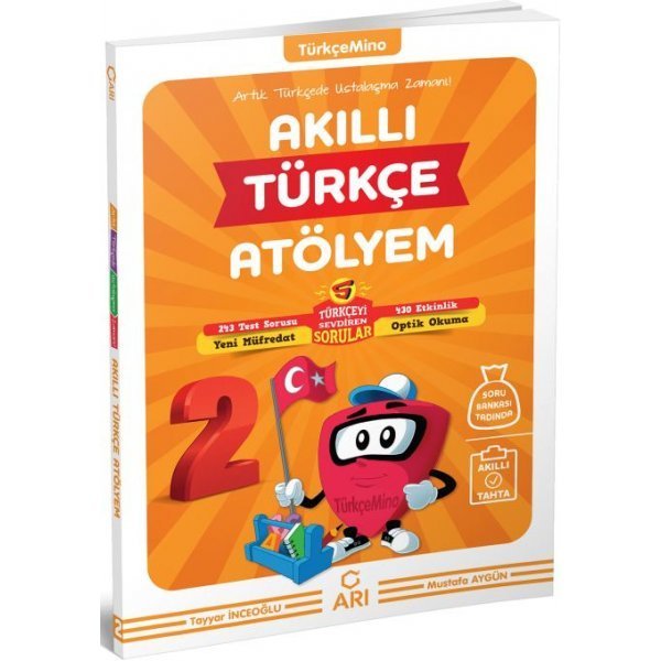 Arı Yayıncılık 2. Sınıf Türkçemino Akıllı Türkçe Atölyem