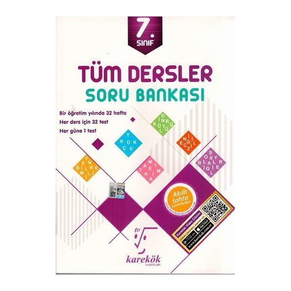 Karekök Yayınları 7. Sınıf Tüm Dersler Soru Bankası