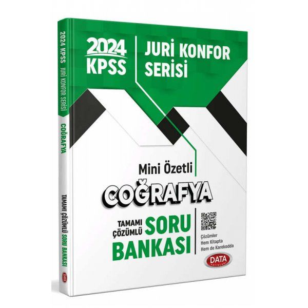 Data Yayınları 2024 KPSS Juri Konfor Serisi Coğrafya Soru Bankası