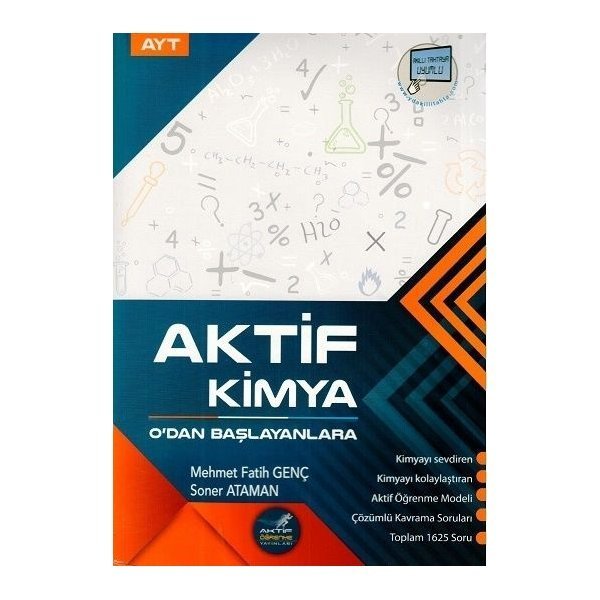 Aktif Öğrenme Yayınları AYT Aktif Kimya 0 dan Başlayanlara