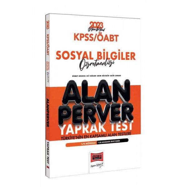 Yargı Yayınları 2023 KPSS ÖABT Sosyal Bilgiler Öğretmenliği Alanperver Yaprak Test