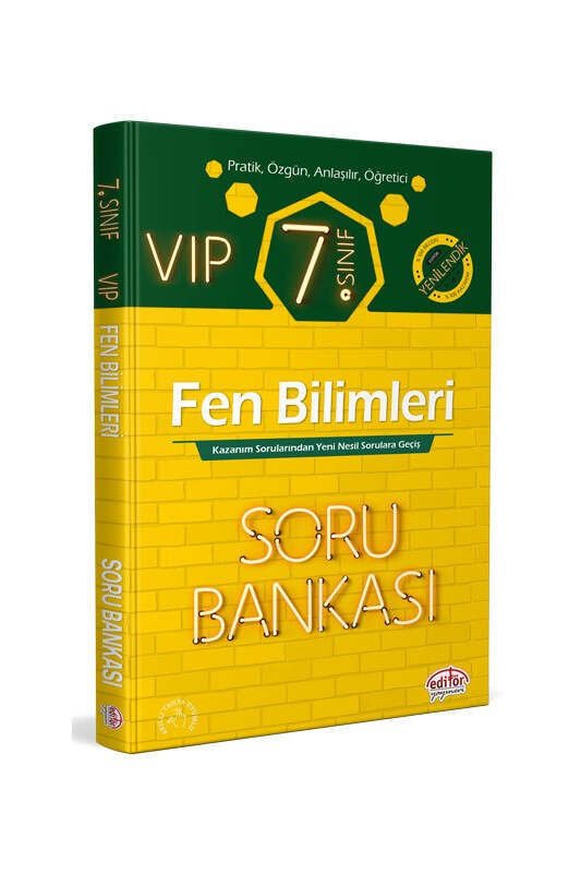 Editör Yayınları 7. Sınıf Vip Fen Bilimleri Soru Bankası