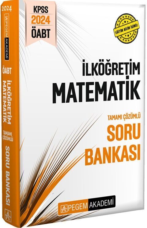 Pegem Yayınları 2024 KPSS ÖABT İlköğretim Matematik Soru Bankası