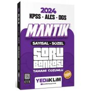 Yediiklim Yayınları 2024 KPSS ALES DGS Mantık Sayısal Sözel Tamamı Çözümlü Soru Bankası