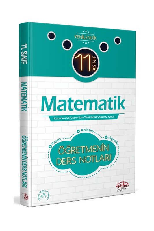 Editör Yayınları 11. Sınıf Matematik Öğretmenin Ders Notları