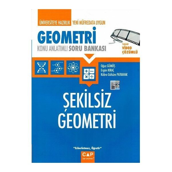 Çap Yayınları Şekilsiz Geometri Konu Anlatımlı Soru Bankası