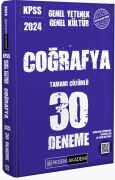 Pegem Yayınları 2024 KPSS Genel Kültür Coğrafya 30 Deneme