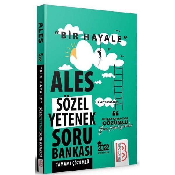 Benim Hocam Yayınları 2022 ALES Sözel Yetenek Bir Hayale Serisi Tamamı Çözümlü Soru Bankası