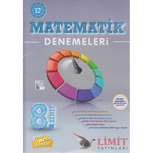 Limit Yayınları 8. Sınıf Matematik 12 li Denemeleri