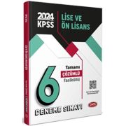 Data Yayınları 2024 KPSS Lise Ön Lisans 6 Deneme