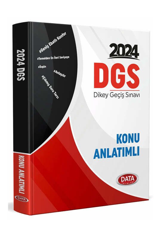 Data Yayınları 2024 DGS Konu Anlatımı