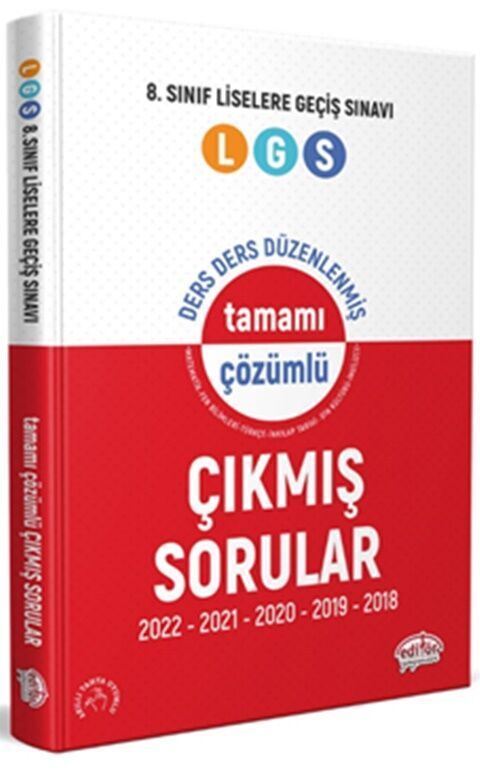 Editör Yayınları 8. Sınıf LGS Çıkmış Soru ve Çözümleri