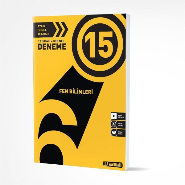 Hız Yayınları 6. Sınıf Fen Bilimleri 15 Deneme