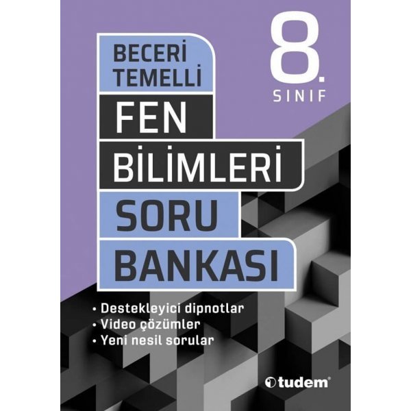 Tudem Yayınları 8. Sınıf Fen Bilimleri Beceri Temelli Soru Bankası