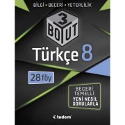 Tudem Yayınları 8. Sınıf Türkçe 3 Boyut 28 li Föy