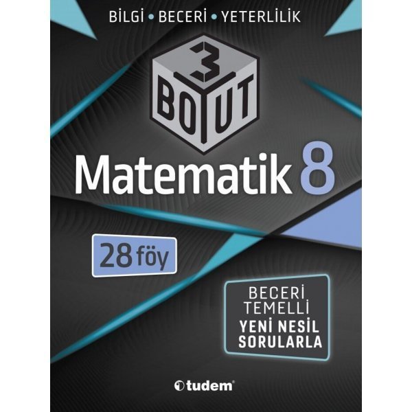 Tudem Yayınları 8. Sınıf Matematik 3 Boyut 28 li Föy