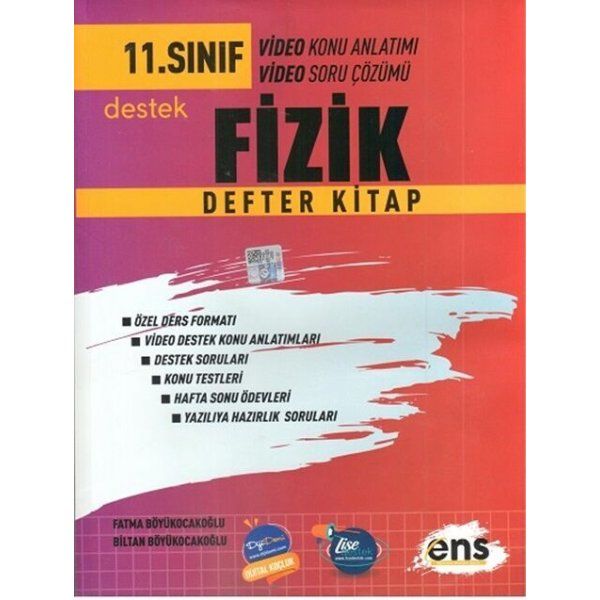 ENS Yayıncılık 11. Sınıf Fizik Defter Kitap