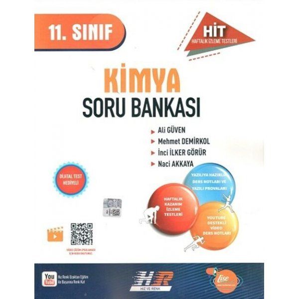 Hız ve Renk 11. Sınıf Kimya HİT Soru Bankası