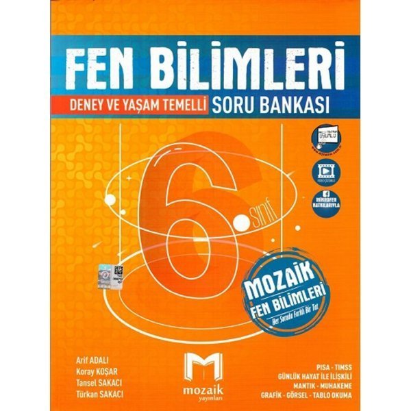 Mozaik Yayınları 6. Sınıf Fen Bilimleri Soru Bankası