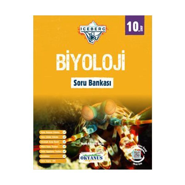 Okyanus Yayınları 10. Sınıf Iceberg Biyoloji Soru Bankası