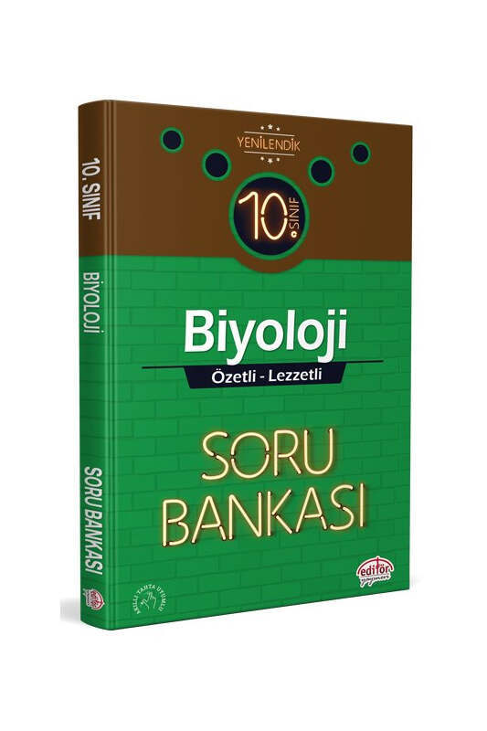 Editör Yayınları 10. Sınıf Biyoloji Özetli Lezzetli Soru Bankası