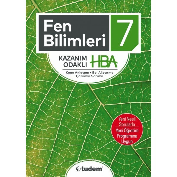 Tudem Yayınları 7.Sınıf Fen Bilimleri Kazanım Odaklı HBA