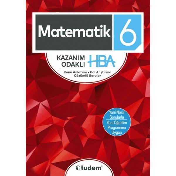 Tudem Yayınları 6.Sınıf Matematik Kazanım Odaklı HBA