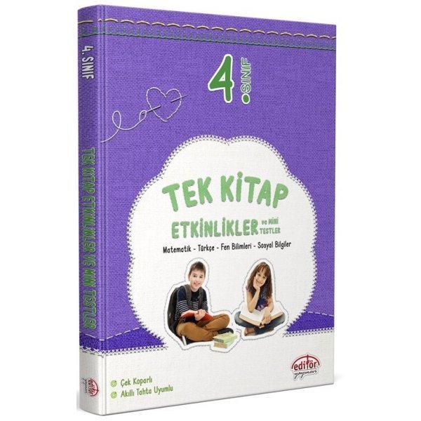 Editör Yayınları 4. Sınıf Tek Kitap Etkinlikler ve Mini Testler