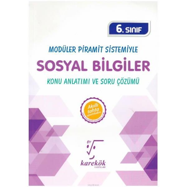 Karekök Yayınları 6.Sınıf Sosyal Bilgiler MPS Konu Anlatımı ve Soru Çözümü