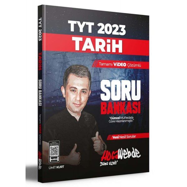 HocaWebde Yayınları 2023 TYT Tarih Tamamı Video Çözümlü Soru Bankası