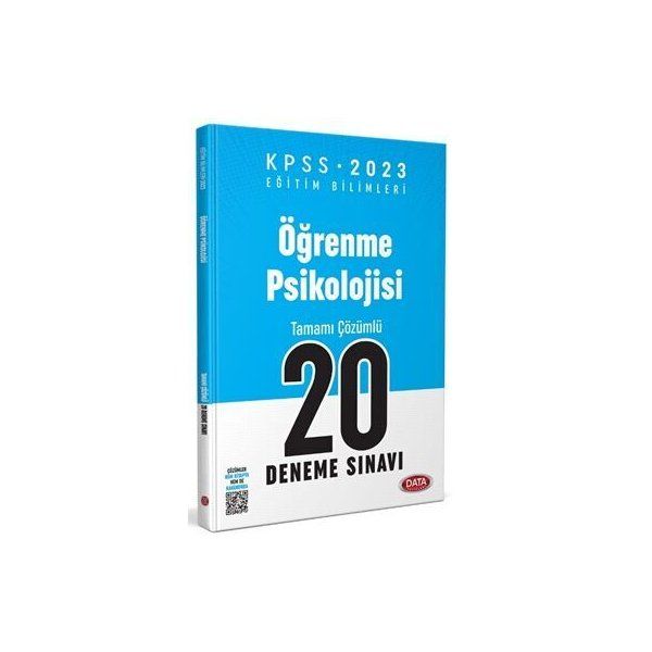 Data Yayınları KPSS Eğitim Bilimleri Öğrenme Psikolojisi 20 Deneme