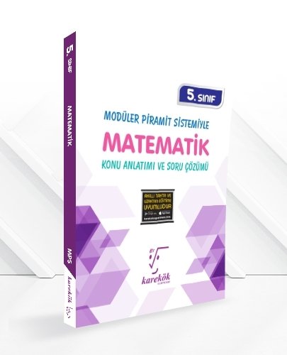 Karekök Yayınları 5. Sınıf Modüler Piramit Sistemiyle Matematik Konu Anlatımı ve Soru Çözümü