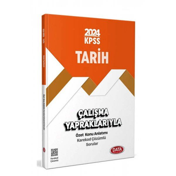 Data Yayınları 2024 KPSS Tarih Çalışma Yapraklarıyla Özet Konu Anlatımı