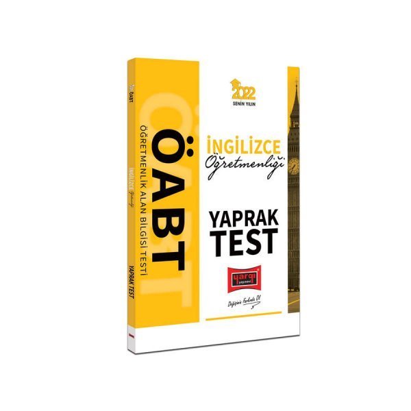 Yargı Yayınları 2022 ÖABT İngilizce Öğretmenliği Yaprak Test