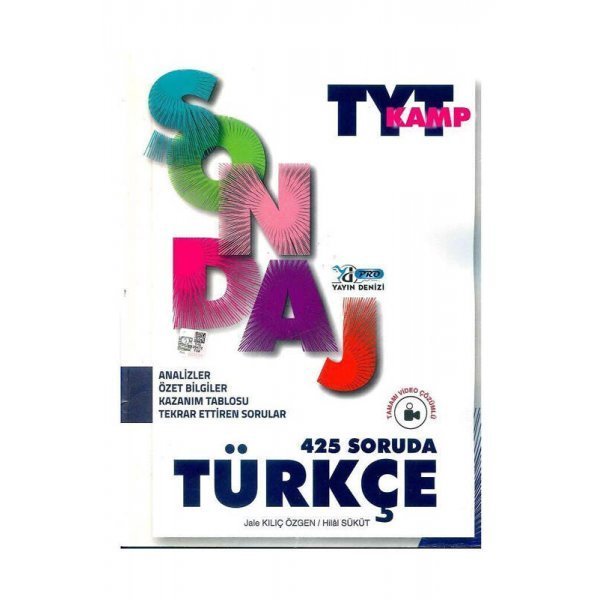 Yayın Denizi Yayınları TYT Türkçe Pro 425 Soruda Sondaj Kamp