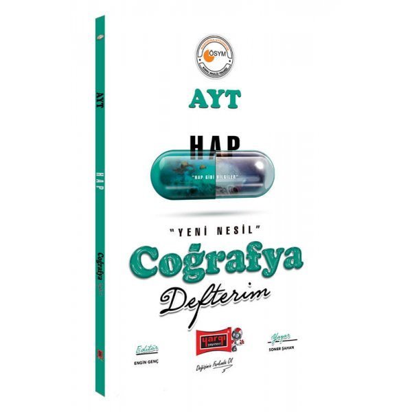 Yargı Yayınları Hap AYT Coğrafya Defterim