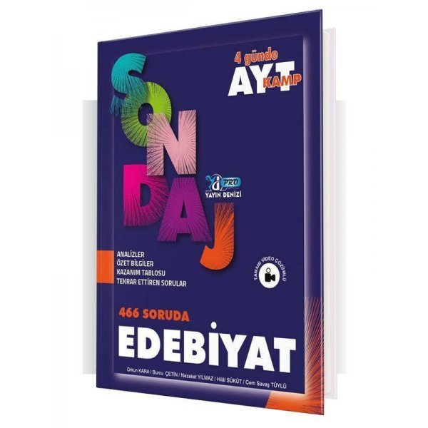 Yayın Denizi Yayınları AYT Türk Dili ve Edebiyatı Pro 466 Soruda Sondaj Kamp