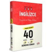 Editör Yayınları LGS İngilizce 40 Deneme Sınavı