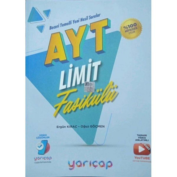 Yarı Çap Yayınları AYT Limit Fasikülleri